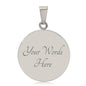 Personalized Graphic Circle Necklace – Gift for Bonus Mom with Love