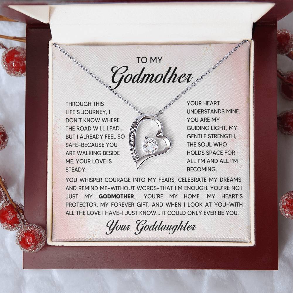 Love Knot Necklace - Godmother - 2 - TreasuredTale