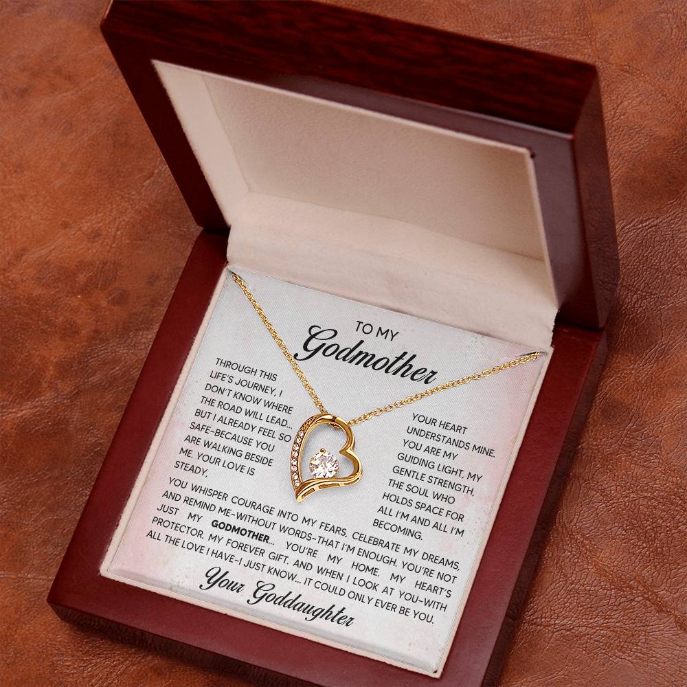 Love Knot Necklace - Godmother - 2 - TreasuredTale