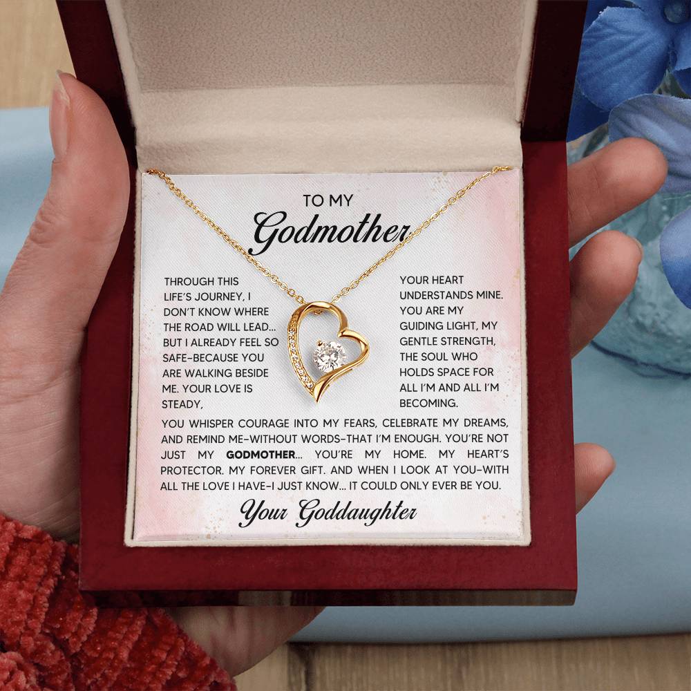 Love Knot Necklace - Godmother - 2 - TreasuredTale