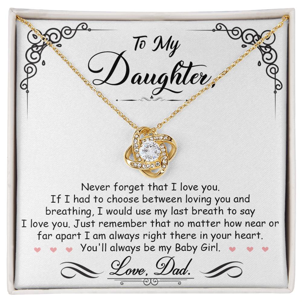 To My Daughter, I'm Always Right Here In Your Heart - TreasuredTale