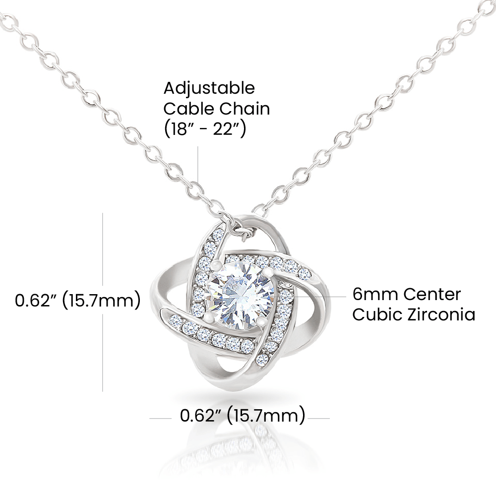 Granddaughter Necklace From Grandma – Love & Pride - TreasuredTale