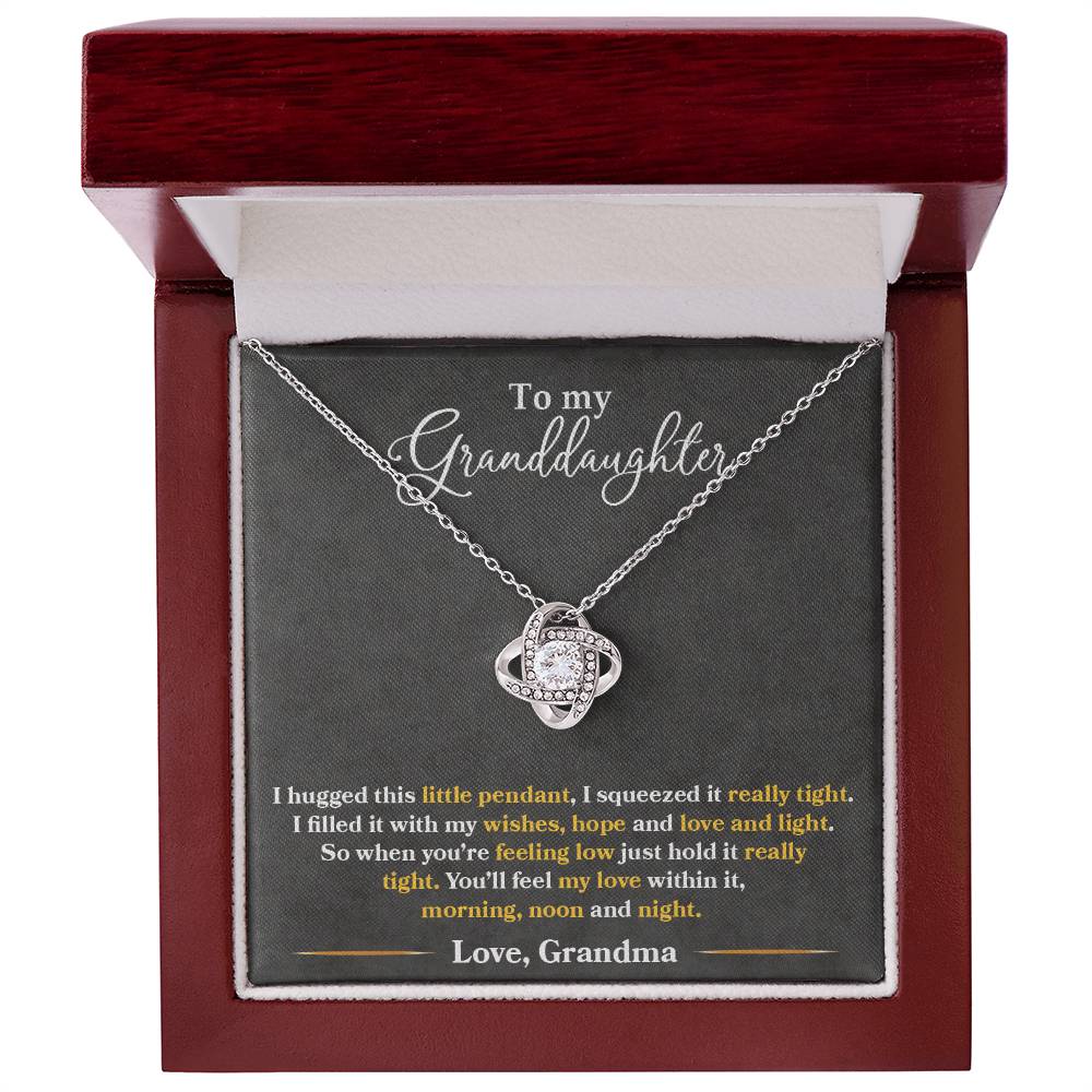 To My Granddaughter, You'll Feel My Love Within This - TreasuredTale