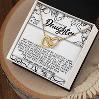 Interlocking Hearts Necklace – Sweet Daughter Love Gift - TreasuredTale