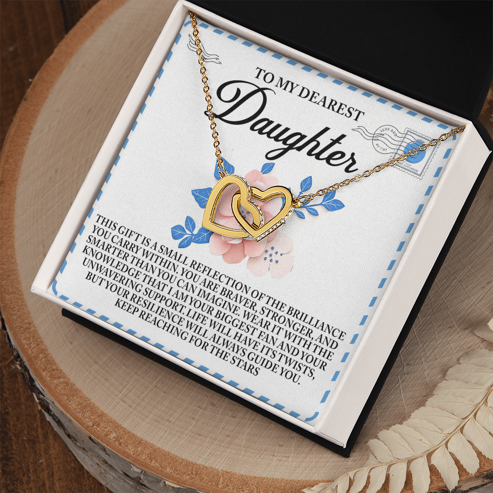 Interlocking Hearts Necklace – Resilient Daughter Gift