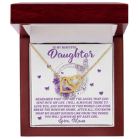 Interlocking Hearts Necklace – Baby Girl Daughter Gift - TreasuredTale