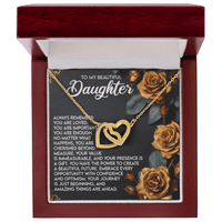Interlocking Hearts Necklace – Daughter Gift of Confidence - TreasuredTale