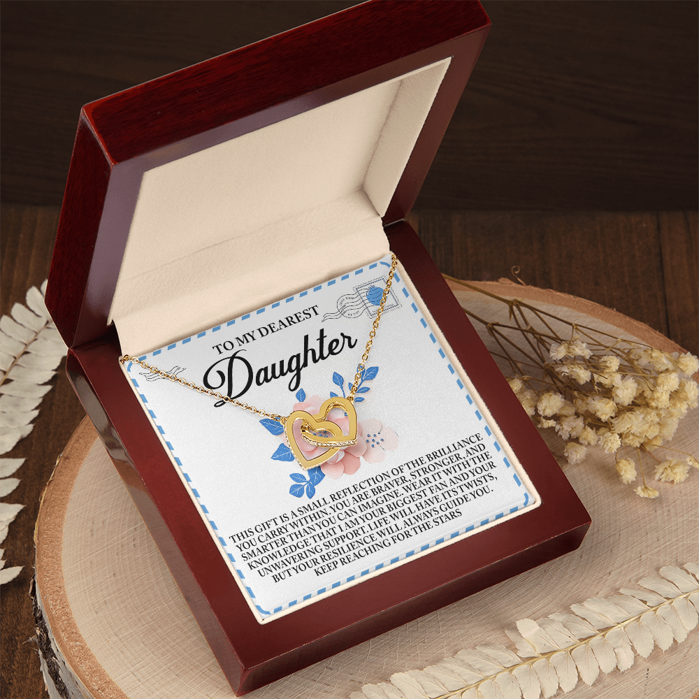 Interlocking Hearts Necklace – Resilient Daughter Gift
