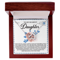 Interlocking Hearts Necklace – Resilient Daughter Gift - TreasuredTale