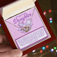 Interlocking Hearts Necklace – Daughter Gift to Inspire - TreasuredTale