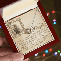 Interlocking Hearts Necklace – Strong Daughter Gift - TreasuredTale