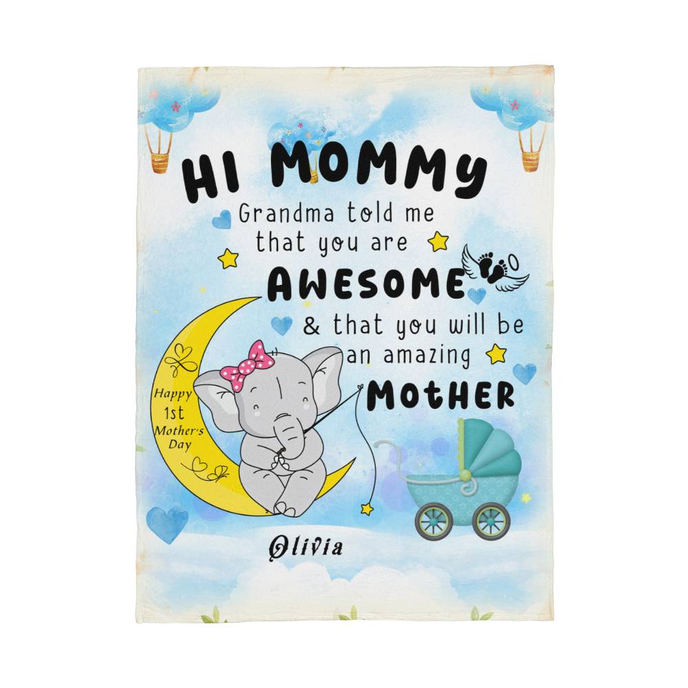 Blanket – First Mother's Day Gift from Baby to Mom