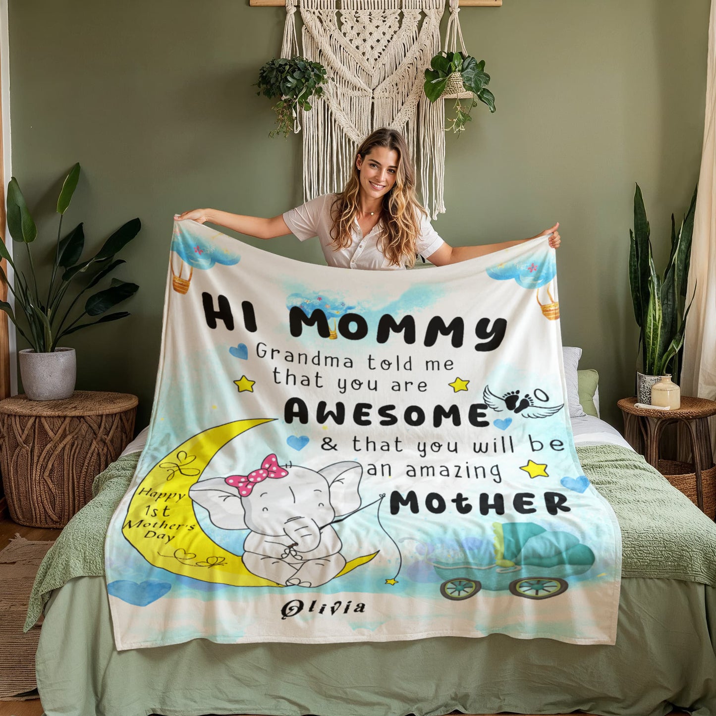 Blanket – First Mother's Day Gift from Baby to Mom