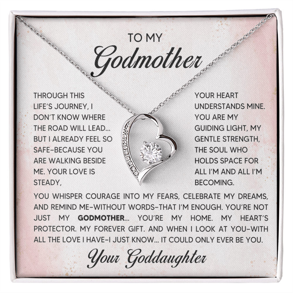 Love Knot Necklace - Godmother - 2 - TreasuredTale