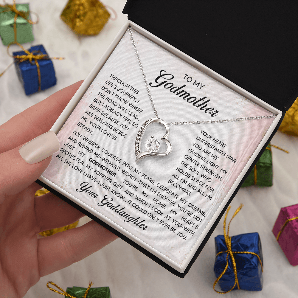 Love Knot Necklace - Godmother - 2 - TreasuredTale