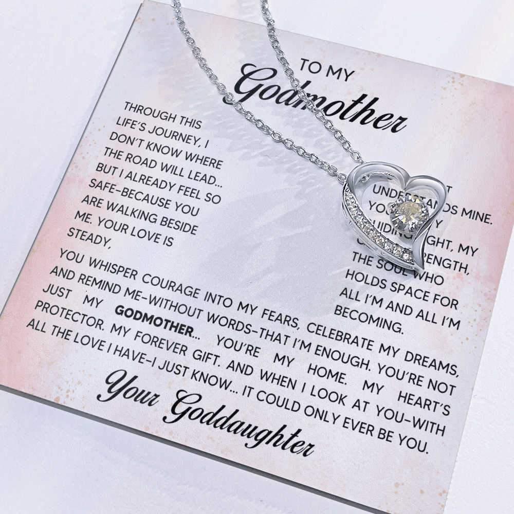 Love Knot Necklace - Godmother - 2 - TreasuredTale