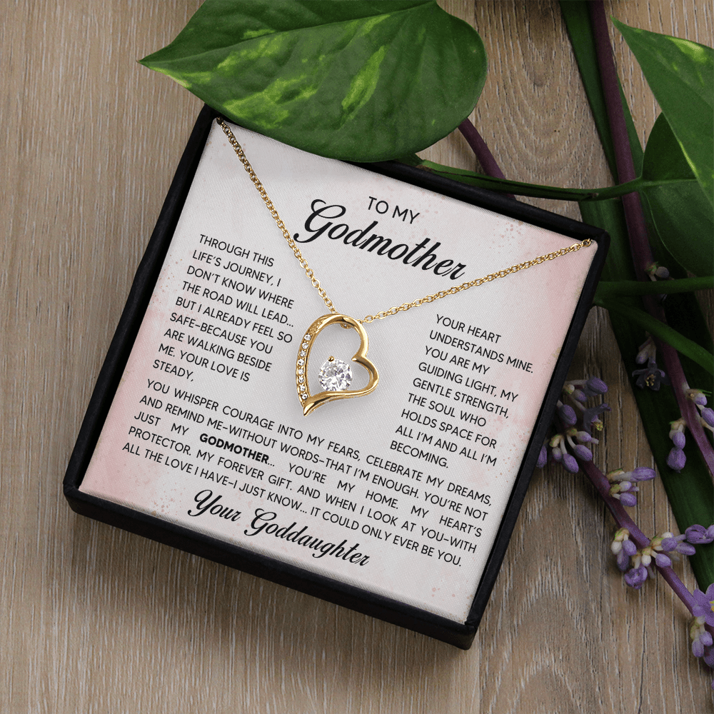 Love Knot Necklace - Godmother - 2 - TreasuredTale