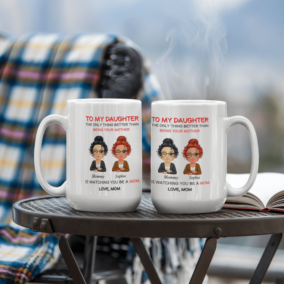 Personalized Mug for Daughter Becoming Mother from Mom - TreasuredTale