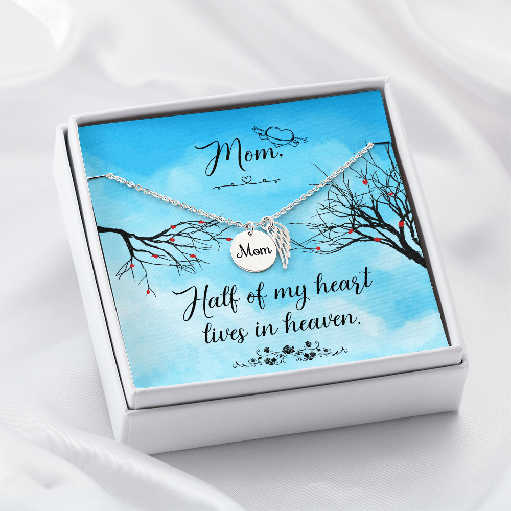 Memorial Necklace – Mom - 18 - TreasuredTale