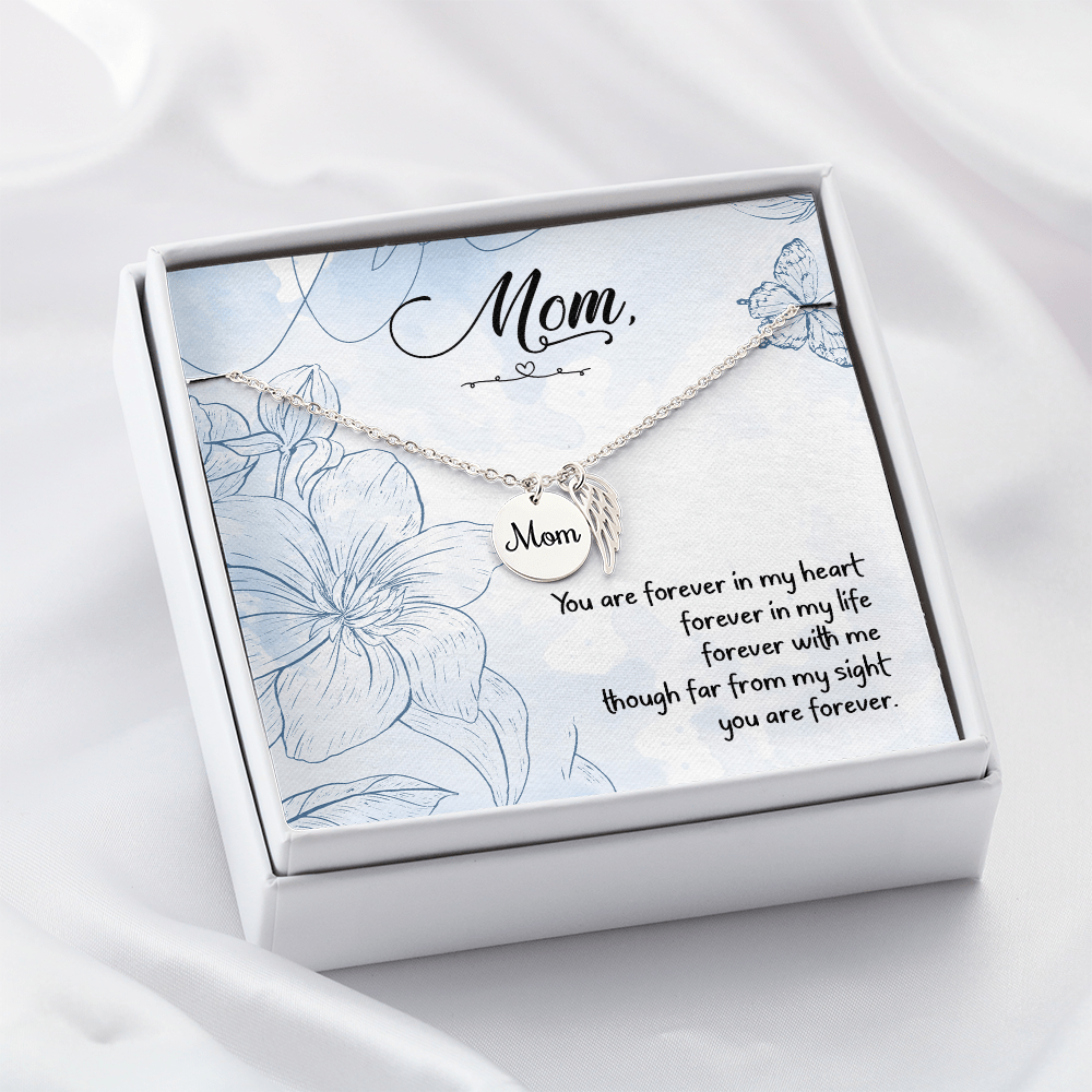 Memorial Necklace – Mom - 3 - TreasuredTale