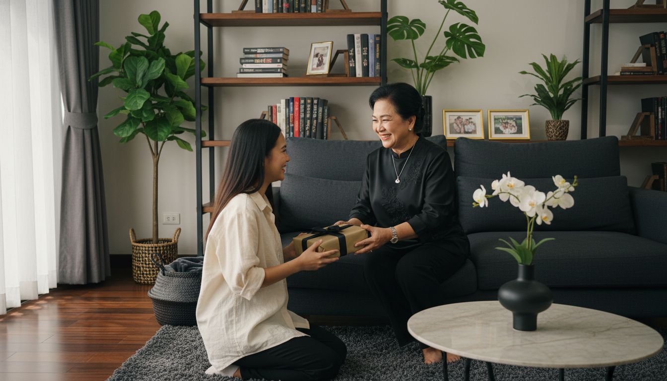 เลือกของขวัญให้แม่, ครอบครัวไทย