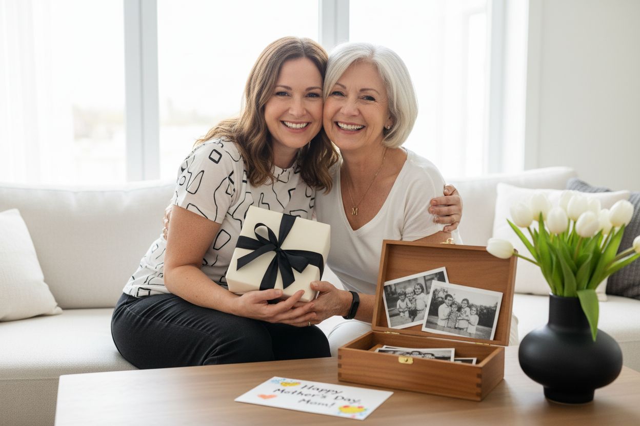 regalo madre, familia, momento emotivo