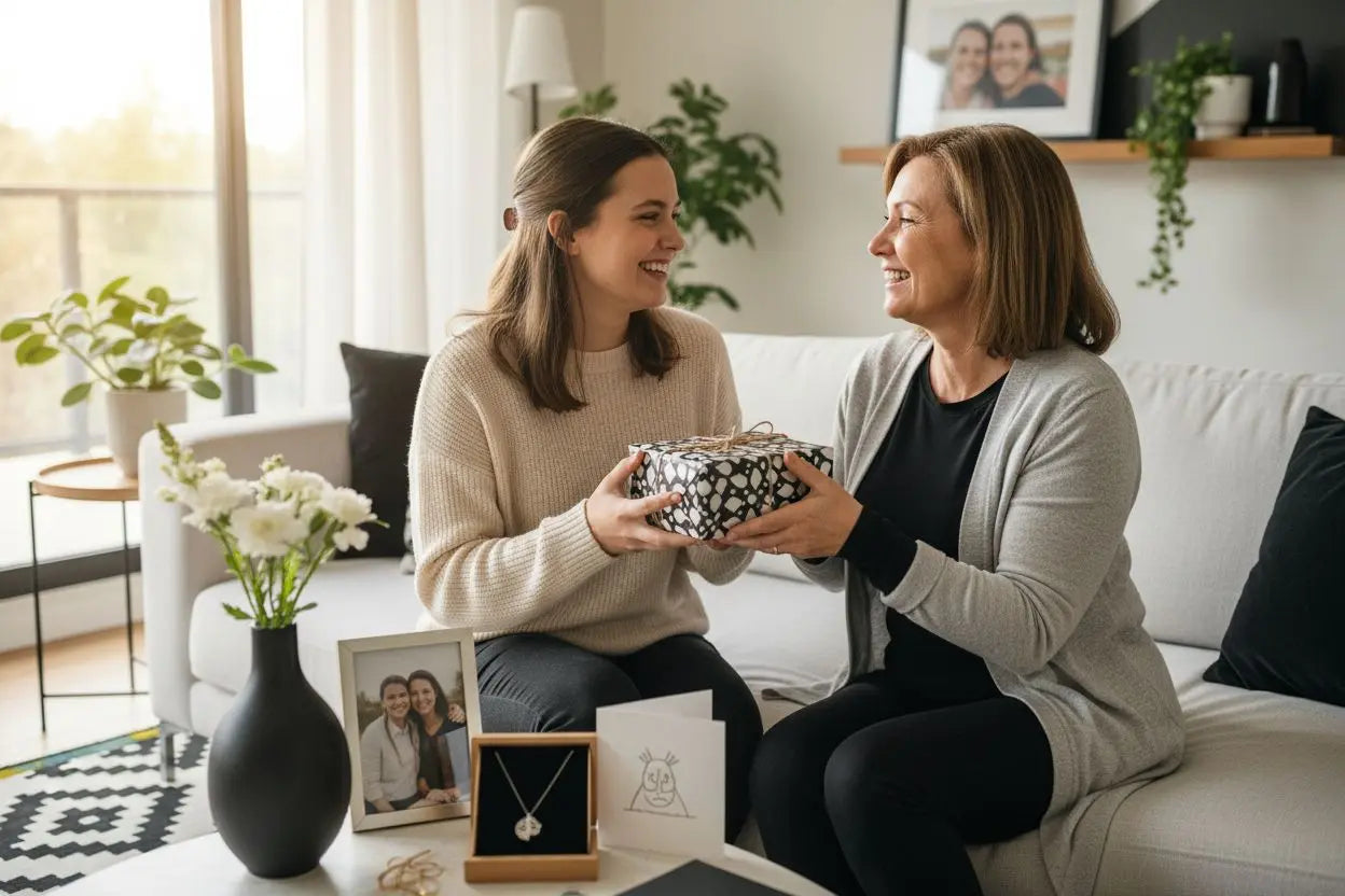 Мама подарок семья — Mom gift family