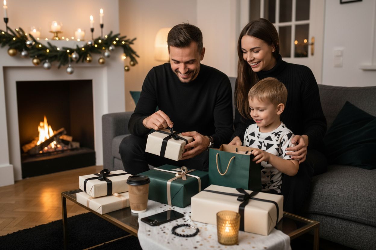 новогодний подарок мужчина