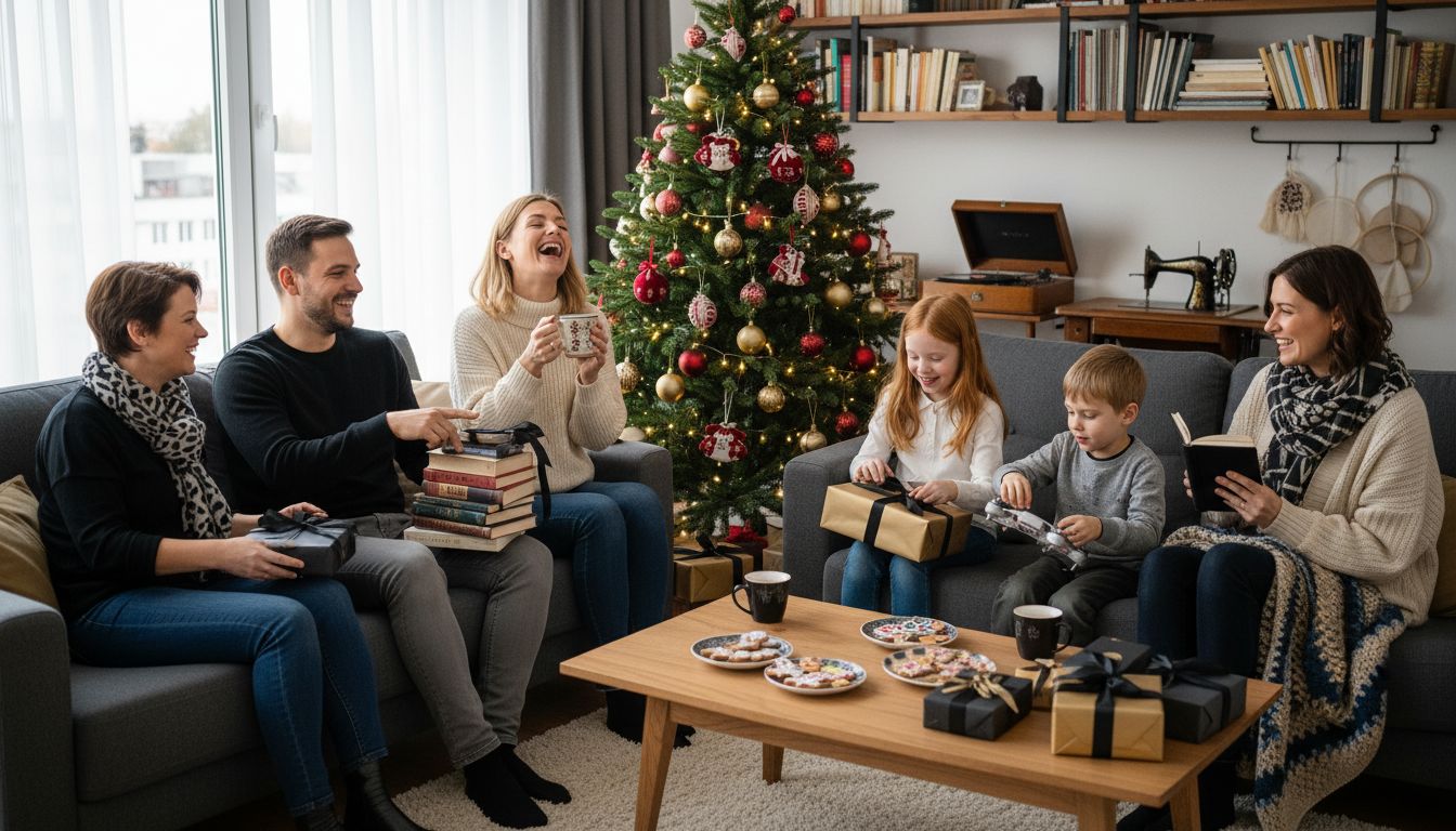 vánoční dárky rodina