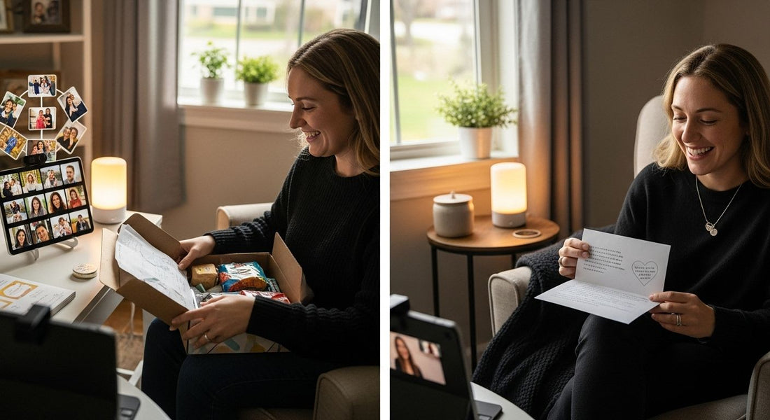 long distance gifts, couple connection, thoughtful gift exchange