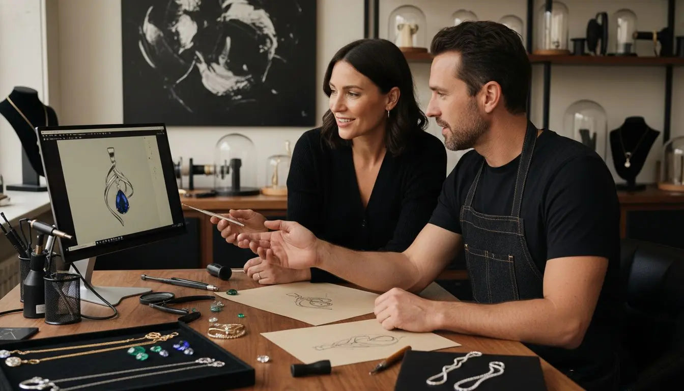 Jewelry customization studio