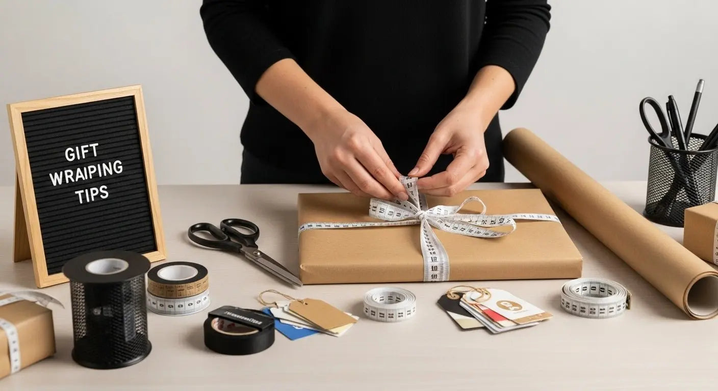 Gift wrapping tips supplies