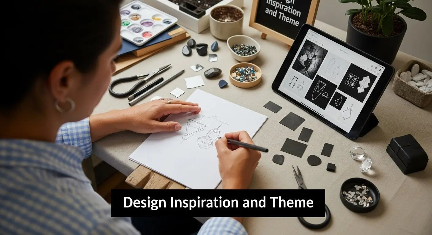 Jewelry design sketching inspiration