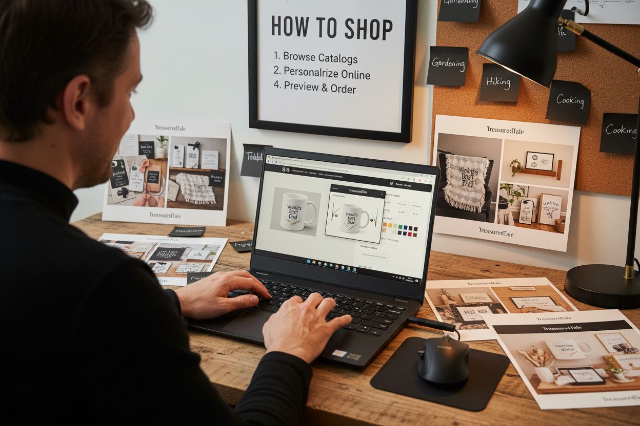 personalized gift shopping process