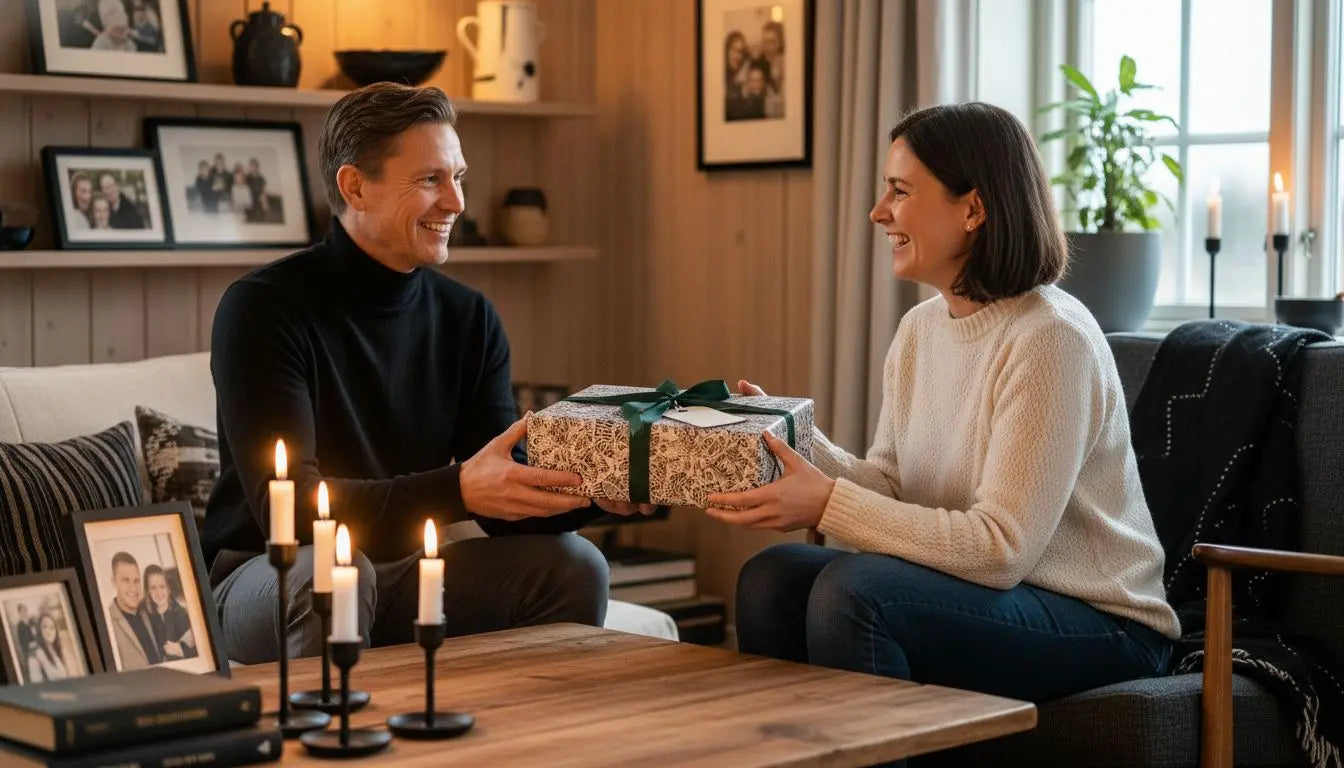 Personlig gaveoverrekkelse hjem