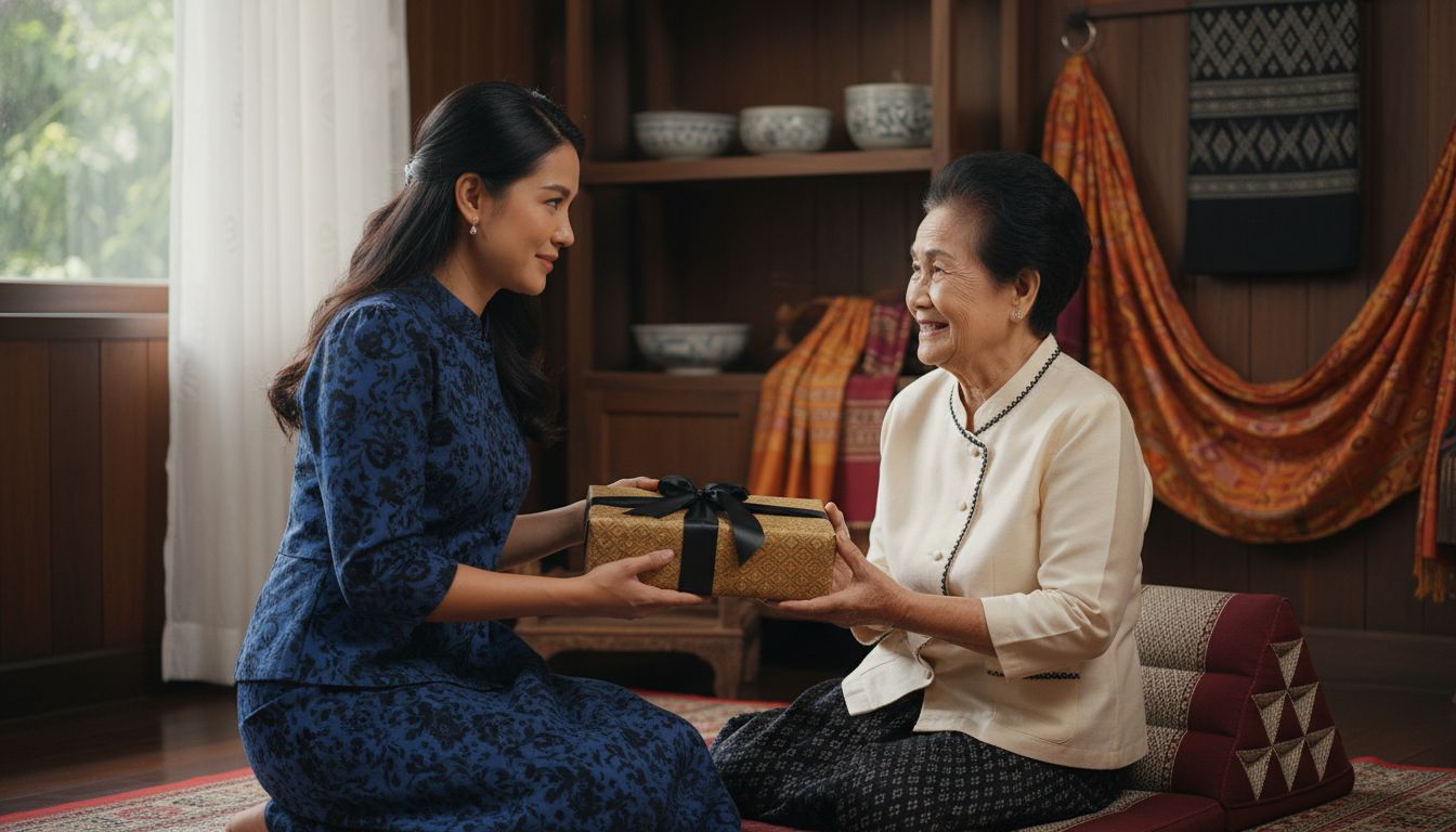 mother daughter Thai gift