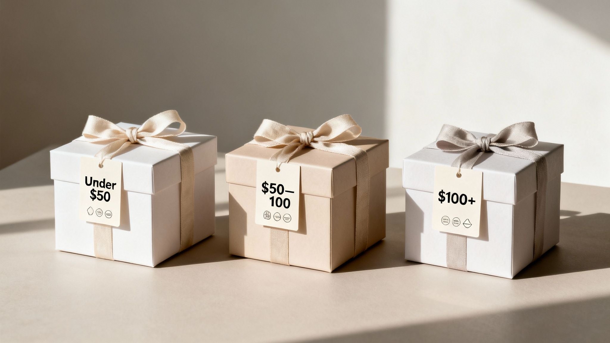Joyful daughter-in-law holding a gift box