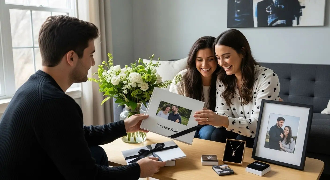 Meaningful anniversary gifts, couple celebration, keepsakes