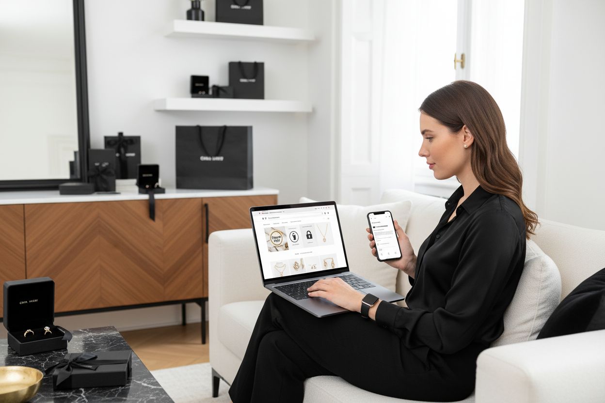 moderner Schmuckkauf online