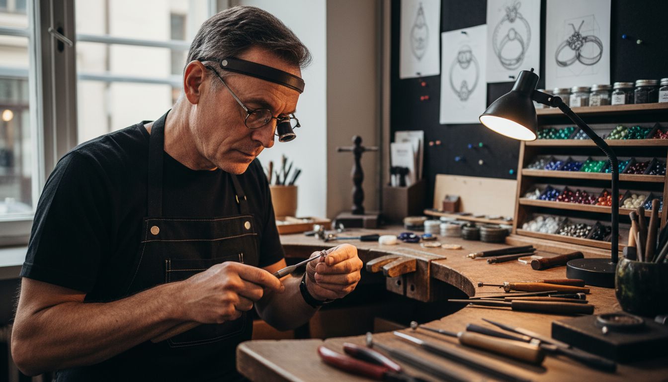 εργαστήριο αργυροχοΐας χειροποίητα