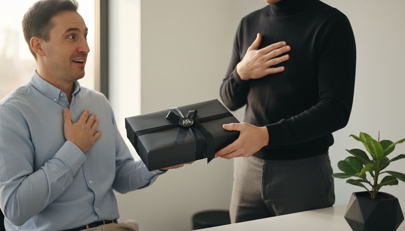 profesionálne darovanie darčeka