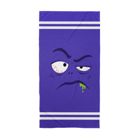 Bath Towel - Low Battery Collection (3 Unique Designs - 1 Distinct Vibe): #1 Hungover, #2 Sleep Deprived, #3 Over It