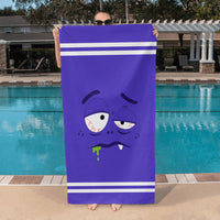 Bath Towel - Low Battery Collection (3 Unique Designs - 1 Distinct Vibe): #1 Hungover, #2 Sleep Deprived, #3 Over It