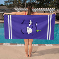 Bath Towel - Low Battery Collection (3 Unique Designs - 1 Distinct Vibe): #1 Hungover, #2 Sleep Deprived, #3 Over It