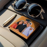 Buyer Upload - Graphic Leather Wallet - Graduation