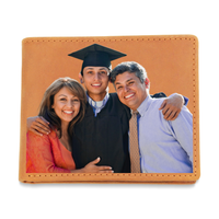 Buyer Upload - Graphic Leather Wallet - Graduation