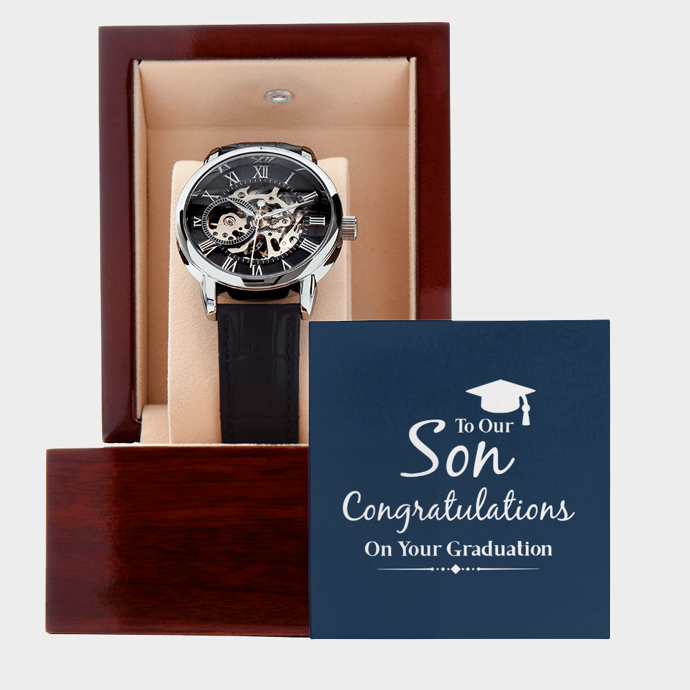 Openwork Watch - To Our Son, Congratulations On Your Graduation