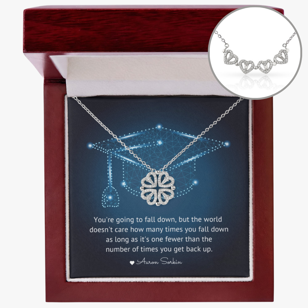 Magnetic Hearts Necklace - Graduation