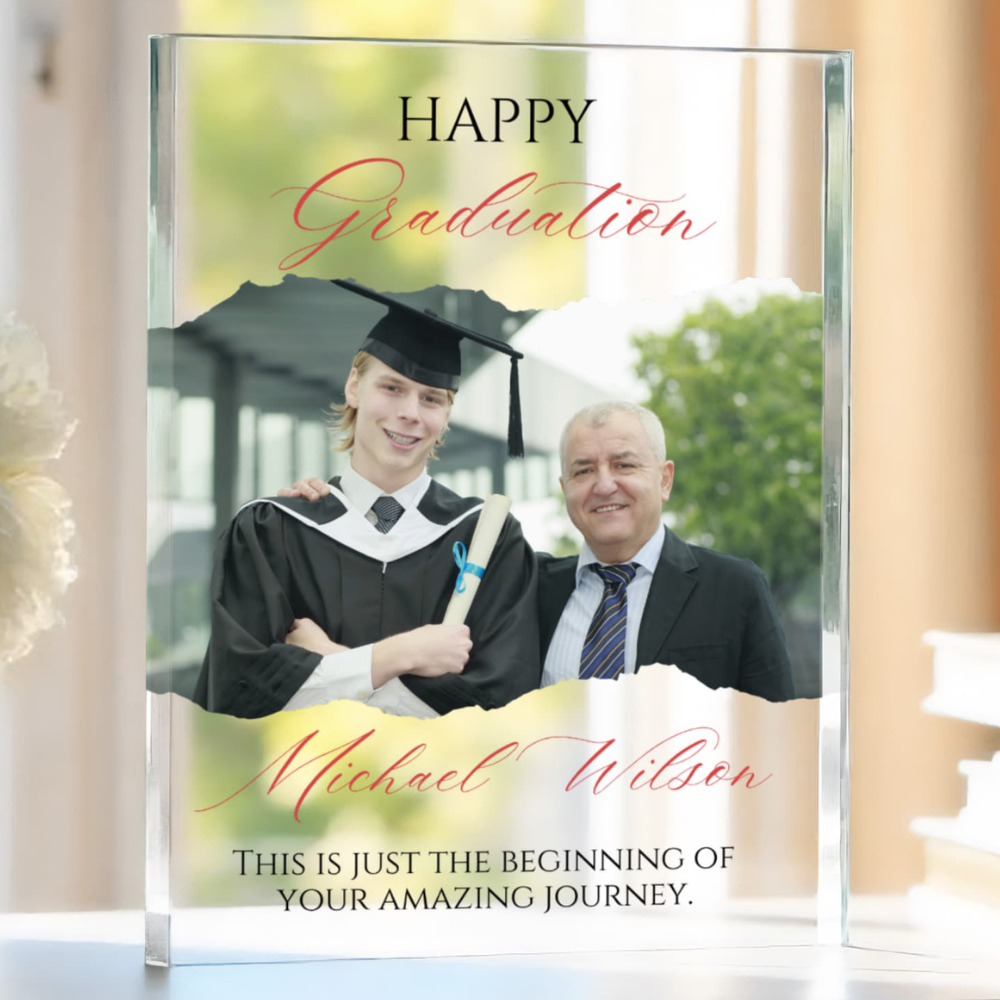Printed Acrylic Block - Graduation