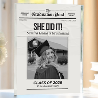 Printed Acrylic Block - Graduation